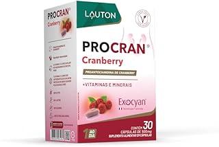 PROCRAN® Cranberry com Vitamina C + E + Zinco e Selênio (Clinical Series) 30 Cps - Lauton