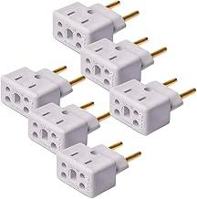 Kit Adaptador de Tomada Universal 3 Pinos – Extensor de Energia para Casa e Escritório, Ideal para Ligar Vários Aparelhos com Segurança 6 unidades