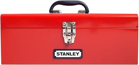 Stanley Caixa Organizadora com Gabinete Metálico, Caixa de Ferramentas com Fecho Metálico Resistente, Maleta de Ferramentas com Capacidade de 25kg, Modelo 96219L