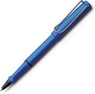 LAMY safari blue - Caneta rollerball com grip ergonômico - para escrita longa e agradável - feita de plástico ABS robusto - incluindo recarga LAMY M 63 azul