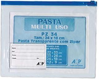 Pasta Malote Multiuso Cristal 24x18cm - Pacote com 10, ACP, PZ34, Incolor, 24x18cm, pacote de 10