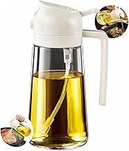 Spray Borrifador Dosador 2 em 1 Premium Azeite, Vinagre e Óleo – Galheteiro de Vidro 500ml para Cozinha Praticidade