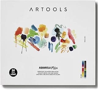 Aquarela Bisnaga Artools Misci 6 ml 24 cores