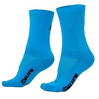 Meia Hupi Lisa Azul, Cor: Azul, Tamanho: Único