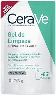 CeraVe, Gel de Limpeza Facial para pele oleosa, com Ácido Hialurônico e Niacinamida