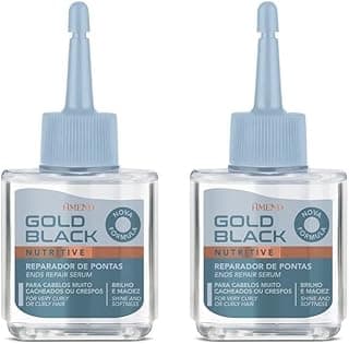 Kit Reparador De Pontas Amend Gold Black 2x30ml