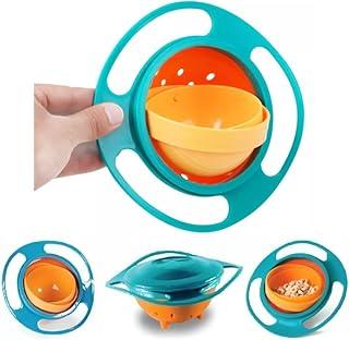 Prato Mágico Giratório 360º Bebê E Criança Não Cai Alimento
