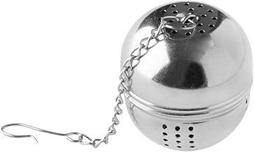 Infusor Para Chá Em Inox Com Corrente E Gancho Coador Para Chá Natural