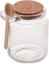 LYOR - Pote com Colher de Bambu e Tampa de Cortiça 240ml Vidro