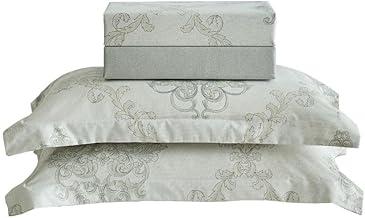 Jogo de Lençol Casal 4 Peças Percal 300 Fios Roma Estampado (Reali)