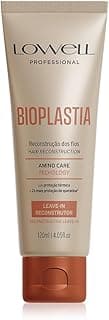 Lowell – Leave-In Reconstrutor Bioplastia 120ml – Proteção Térmica – Reconstrução Capilar – Redução de Danos – Fortalecimento dos Fios – Finalizador Profissional com 17.03% de desconto por R$ 70,11 na amazon