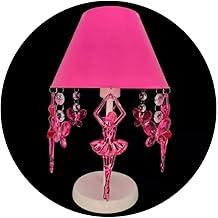 Abajur Infantil Luminária de Mesa Borboletas Bailarinas Decoração Quarto Bebê Menina