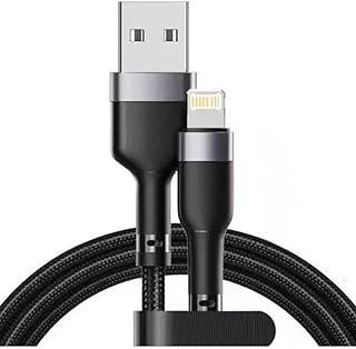 Cabo USB para iPhone 1M – Compatível com iPhone 14, 13, 12, 11, X, 8, 7 e iPad, Carregamento Rápido, Dados em Alta Velocidade, Nylon Reforçado, Alta Durabilidade