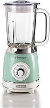 Ariete 583, Liquidificador Vintage Verde, Copo de Vidro 1.5 L, 4 Lâminas de Aço Inoxidável, 4 Velocidades + Pulso, 1000 Wats - 127V