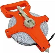 Trena Métrica Profissional, Fita de Medição Longa, 30 Metros, Com Manivela, Fibra De Vidro, para Construção e Uso Geral