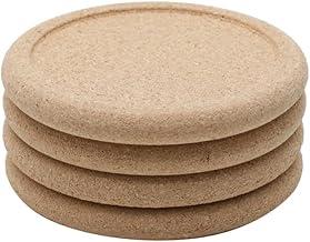 Conjunto 4 Porta Copos Cortiça 10cm - Wolff