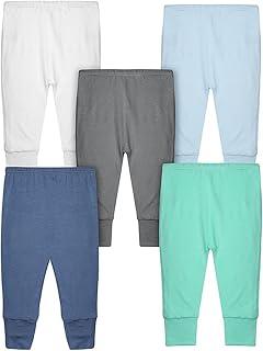 Calça Mijão Bebê Kit 5 Peças Masculino Algodão