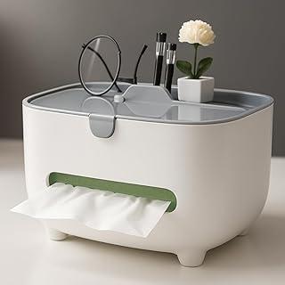 Porta Lenços Umidecidos Caixa de Lenços Papel Multiuso e Porta Objetos Design Moderno