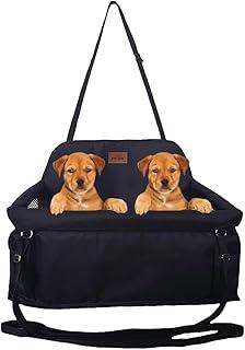 Cadeirinha Assento Dupla Para Viajar Com 2 Pets no Carro Cães Gatos Viagem Segura Confortável Até 30kg