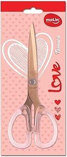 Tesoura Escolar 16 cm Coffee Titanum Rose Gold Molin