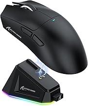 ATTACK SHARK X11 Mouse para jogos com dock de carregamento magnético, sensor para jogos PixArt PAW3311, para sem fio/com fio BT/2.4G, 22000 DPI, mouses de escritório para jogos para Win11/Xbox(preto)