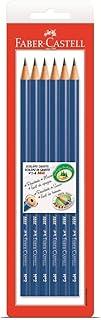 Lápis Grafite Nº 2HB, Faber-Castell, SM/1210AZ, EcoLápis, Azul, 6 Unidades