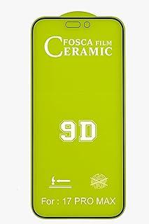 Compatível com iPhone 17 Pro Max - Película Fosca de Ceramica 9d Protecao de Tela anti-riscos queda shock Full Cover