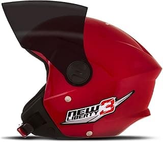 CAPACETE ABERTO PRO TORK NEW LIBERTY 3 SOLID VERMELHO TAM. 60 VIS. FUMÊ com 15% de desconto por R$ 85,04 na amazon