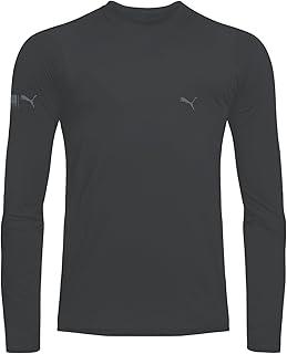 Camiseta Térmica Puma Manga Longa Segunda Pele Masculina Academia Proteção UV 50+ Fio LYCRA®