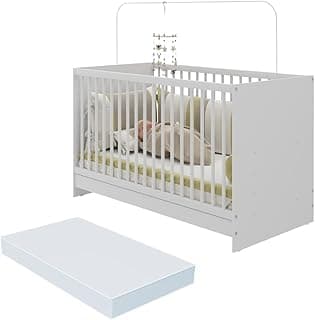 Multimóveis Berço 3 em 1 com Colchão Incluso MP4394 Branco