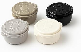 Kit 4 Potes Plásticos 55 ml com Tampa Mini Recipientes Multiuso para Sobremesas, Molhos, Freezer e Organização Duráveis e Empilháveis