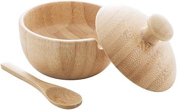 LYOR - Açucareiro de Bambu com Colher Verona 8cm x 7,5cm