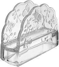 LYOR - Porta Guardanapos New Butterfly 10,5cm x 4cm x 9,5cm Cristal Ecológico