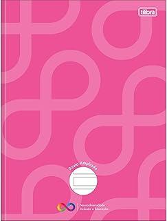 Caderno Pauta Ampliada Brochura Capa Dura Tilibra Neuro 80 Folhas - Rosa