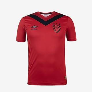 Umbro Camisa Masculina Sport Recife Oficial nº 3 (Jogador S/N), Vermelho/Preto, M