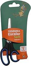 TESOURA ESCOLAR SOFT INOX 140MM CABO EMBORRAC.CX/24UND LEOELEO
