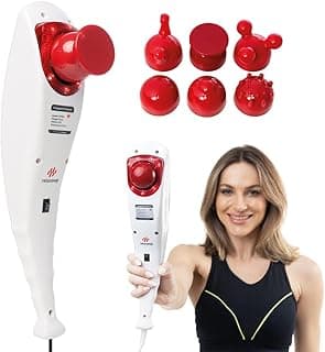 Massageador Elétrico Profissional Infravermelho Vibratório Percussão Relaxamento (110, Volts)