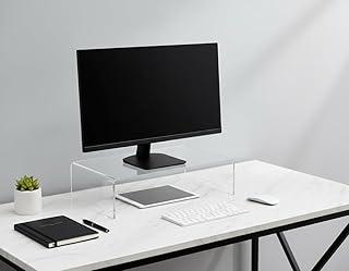 Suporte De Mesa P/ Monitor Tela De Computador Em Acrílico 4mm