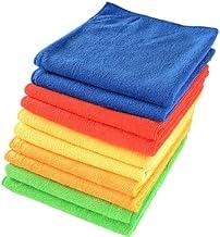 Kit 10 Pano de Microfibra Multiuso Mágico Para Limpeza Pia, Vidros e Automovel Anti-risco 30x30cm