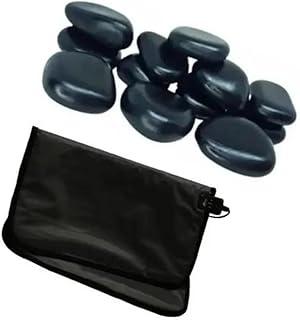 Kit Bolsa Térmica 127v + 12 Pedra Quente Vulcânica Massagem