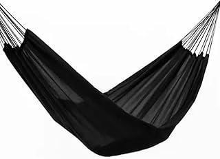 Rede de Dormir e Descanso Nylon Garimpeira, Camping, Pesca, Selva, laser (Preto)