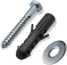 Parafuso Sextavado Rosca Soberba 3/16x70 Com Bucha 8 e Arruela - 25 Unidades