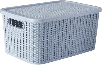 Caixa 8 L Com Tampa Trama Plasútil