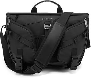 BANGE Bolsa Masculina Transversal Pasta Executiva Premium Impermeável Notebooks até 15.6 Polegadas com Compartimento Exclusivo para Tablets Smartphones Bolsa Carteiro Masculina Shoulder Bag Bange
