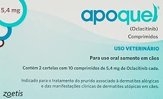 Zoetis Apoquel 5 4Mg 20Compr Para Cães