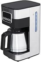 BLACK+DECKER Cafeteira Elétrica 110 V Inox, Filtro Permanente e Lavável, Capacidade 1,5 L, Ate 38 Cafézinhos, Painel Digital, Modelo CM350G-BR