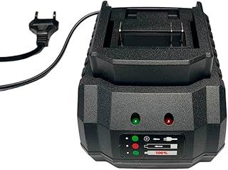 Carregador de Baterias 21V Para Parafusadeiras e Ferramentas Elétricas, com Indicador LED, Compatível com Baterias de Lítio