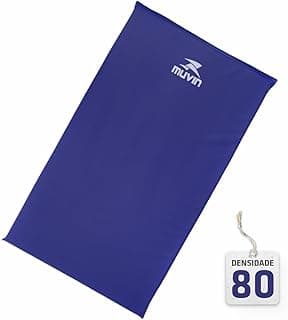 Colchonete de Academia em Espuma Alta Densidade Muvin Professional D80 - Tamanho 95cm x 55cm x 3cm - Impermeável - Costura Reforçada - Fitness Exercícios Funcional - Treino em Casa - Mais Conforto