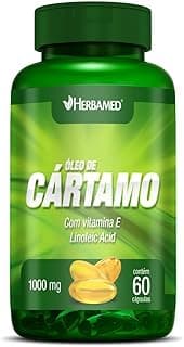 Oleo de Cartamo com Vitamina E - 60 Cápsulas - Herbamed, Herbamed, 60 Cápsulas