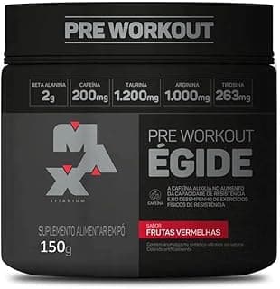 Max Titanium Égide Pre-Workout (150G) Frutas Vermelhas